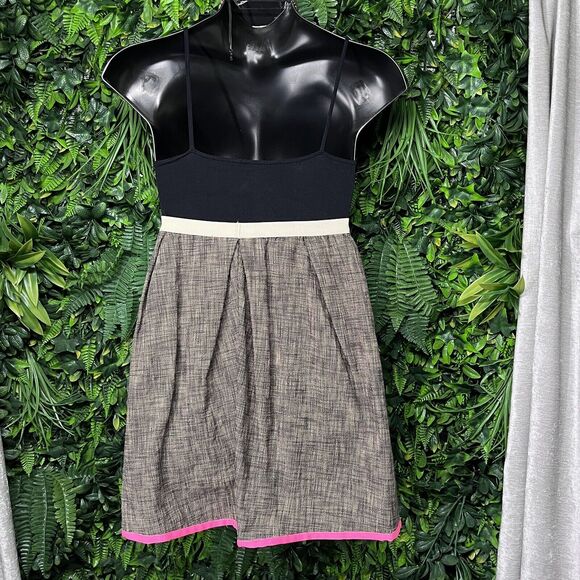 HACHE Skirt Women Italy 46 US Large A Line Pleated Stretch Waist Pink Hem 2385 - Picture 6 of 12